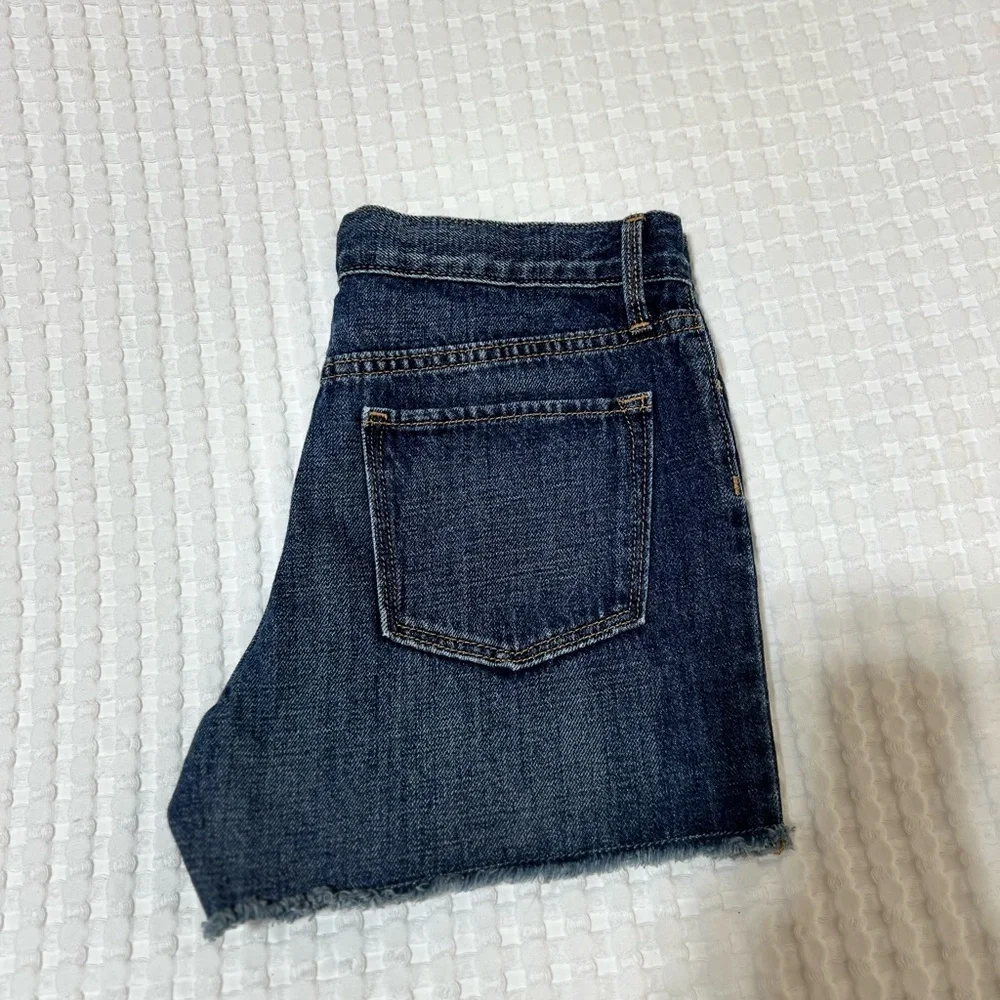 Old Navy Distress Lace Trim Denim Jean Shorts